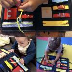 Montessori lagaminas - Busy Board